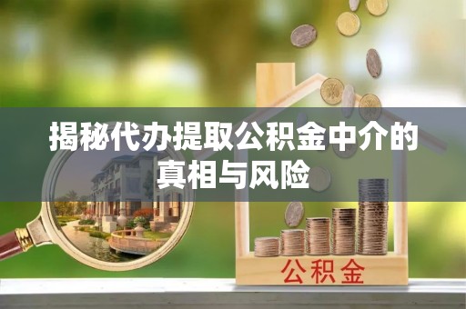大林揭秘代办提取公积金中介的真相与风险