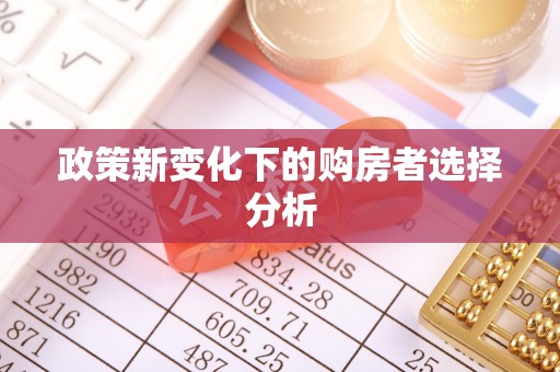 大林政策新变化下的购房者选择分析
