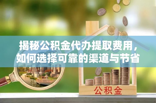 大林揭秘公积金代办提取费用，如何选择可靠的渠道与节省成本